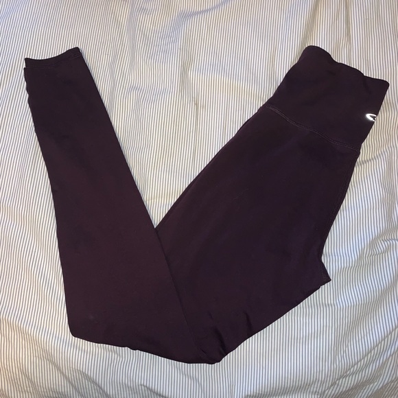 burgundy champion leggings